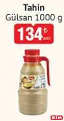 GÜLSAN TAHİN 1000 G fiyat ve kampanya bilgisi